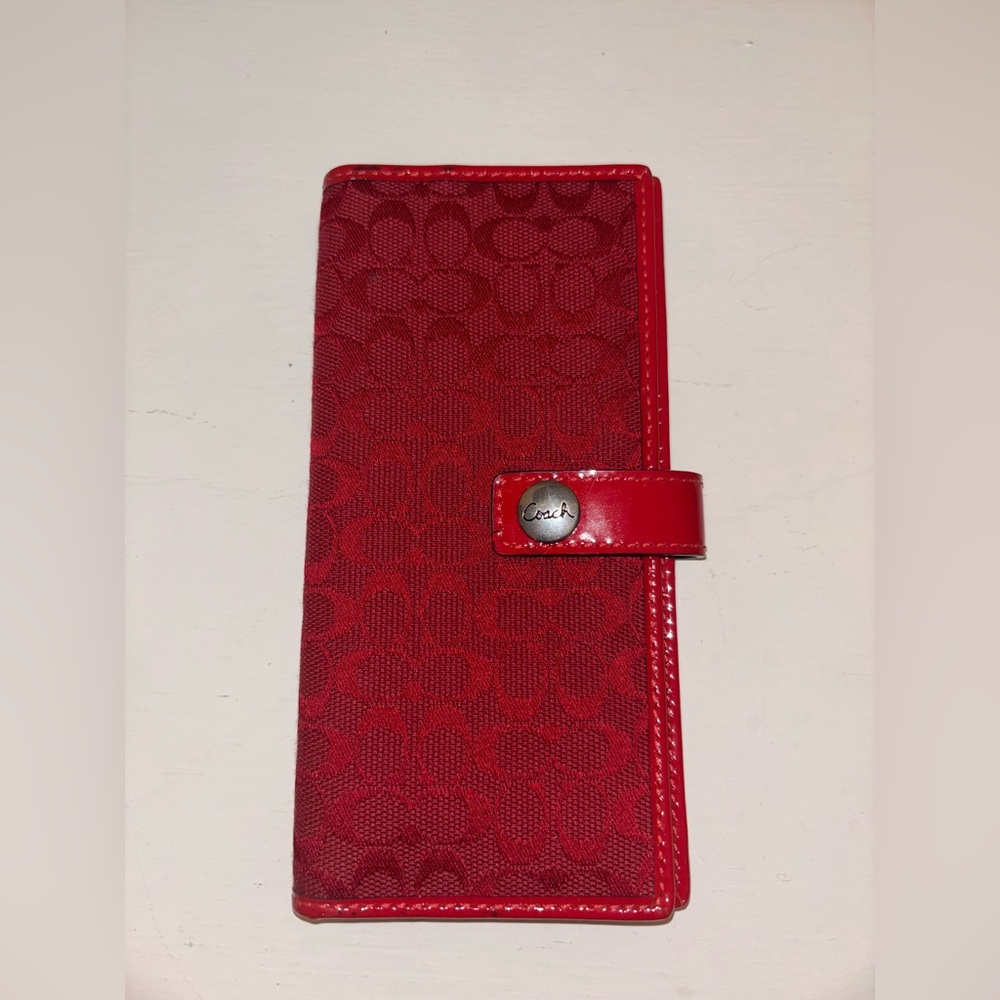 Coach Red Wallet